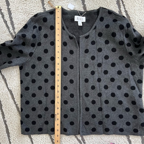 Elle Polka Dot Open Cardigan - Picture 8 of 10